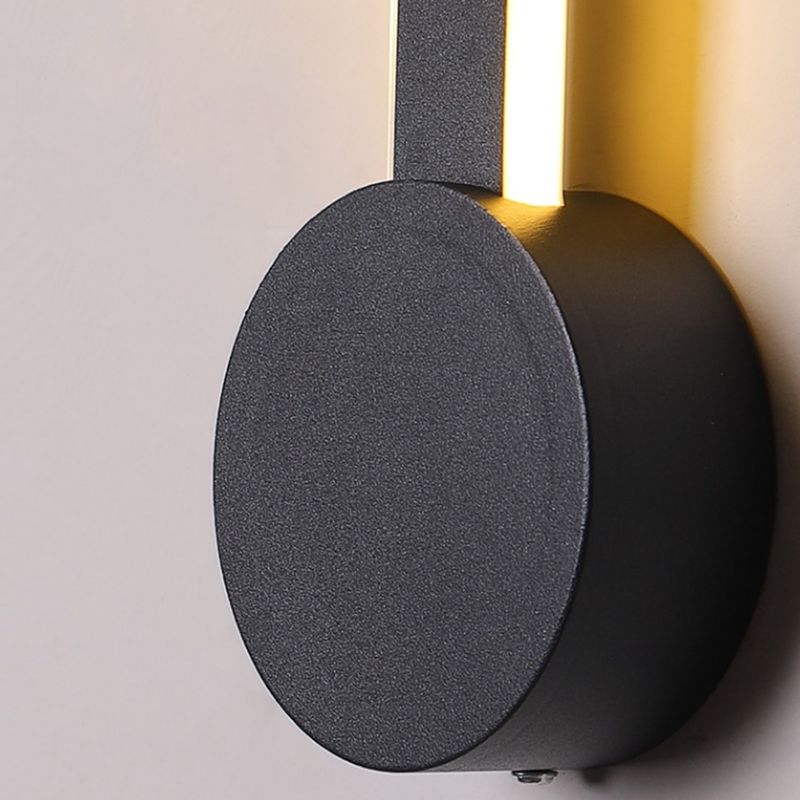 Nordic Style Iron Wall Lighting Fixtures Ellipse Shape Sconce Lights for Living Room