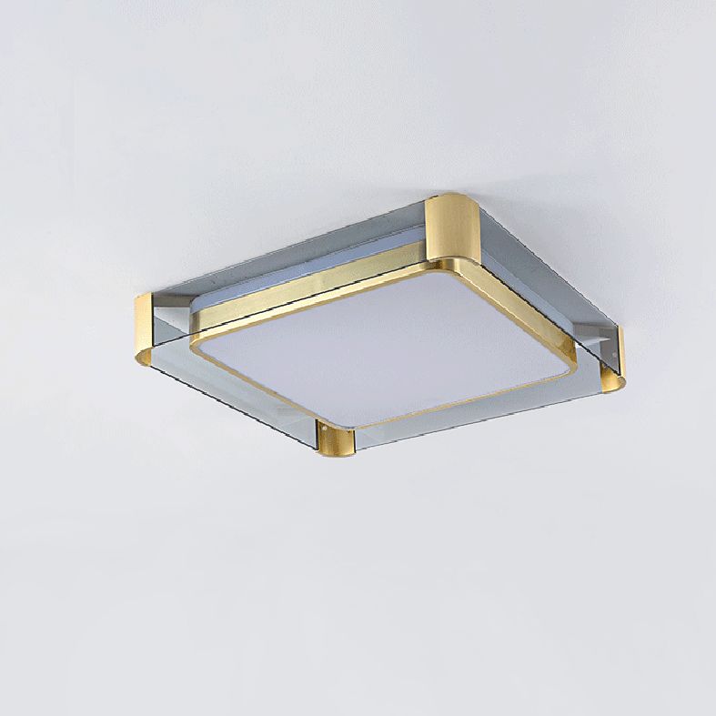 Metalen moderne stijl ontwerp inbouwverlichting LED-glaslamp voor woonkamer