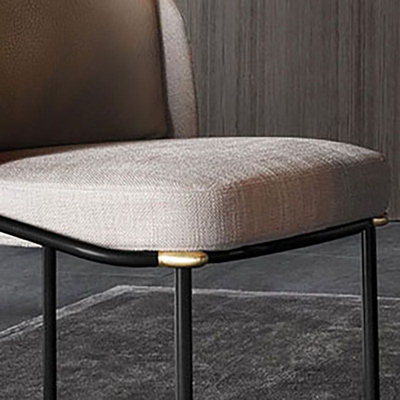 Sillas de cocina contemporáneas que cenan la silla lateral sin brazos con las piernas del metal