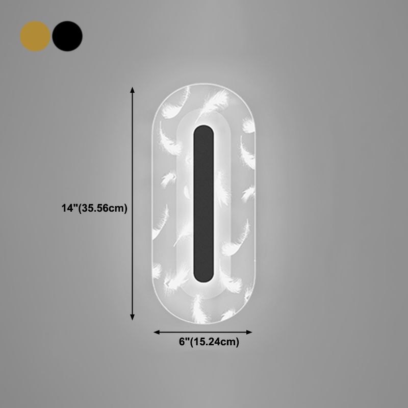 Geometry Shape Metal Wall Light Modern Style1 Light Wall Mounted Light Fixture