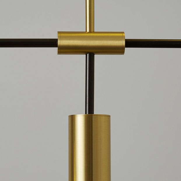 Lámpara de comedor de cocina de mesa de comedor simple nórdica en oro