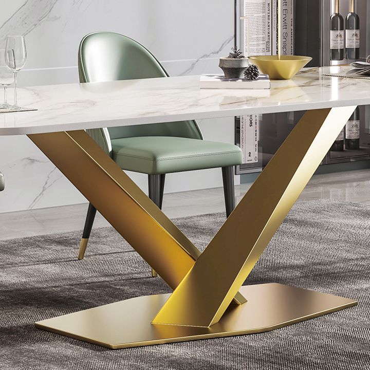Nordic Glam 1/2/3/4/5/7 Pieces Dining Set Sintered Stone Dining Table Set for Home