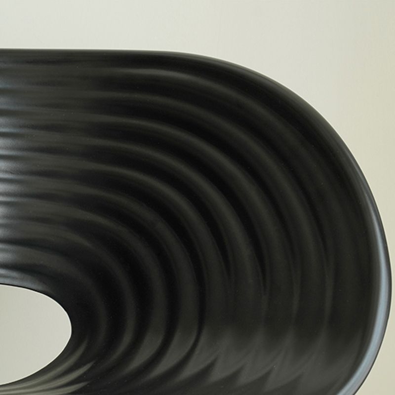 Industrial Style Side Chair Plastic Indoor Dining Chair for Living Room