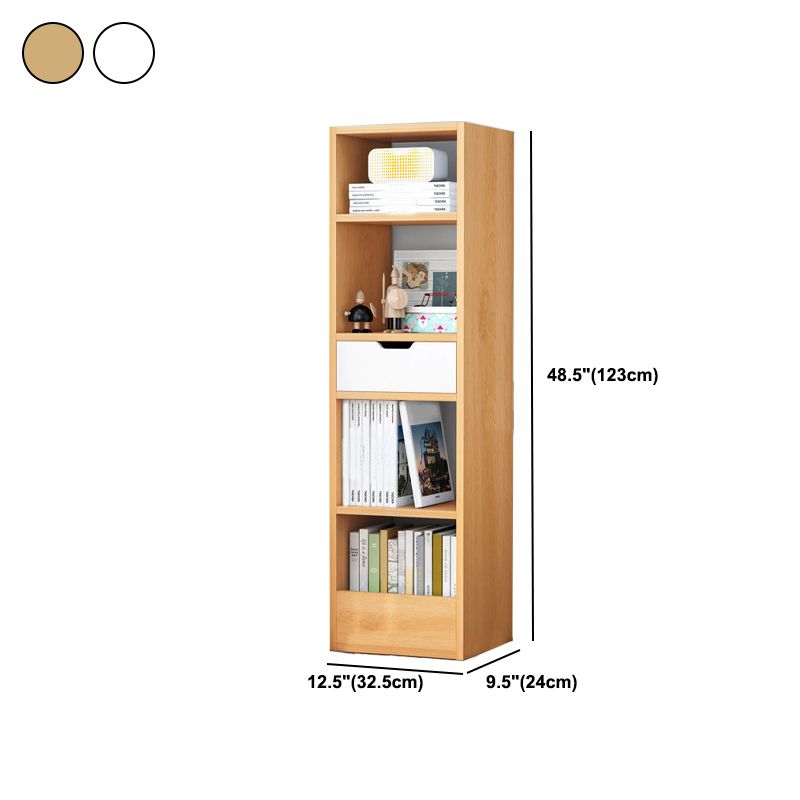 Contemporary Manufactured Wood Bookshelf Standard Home Bookcase