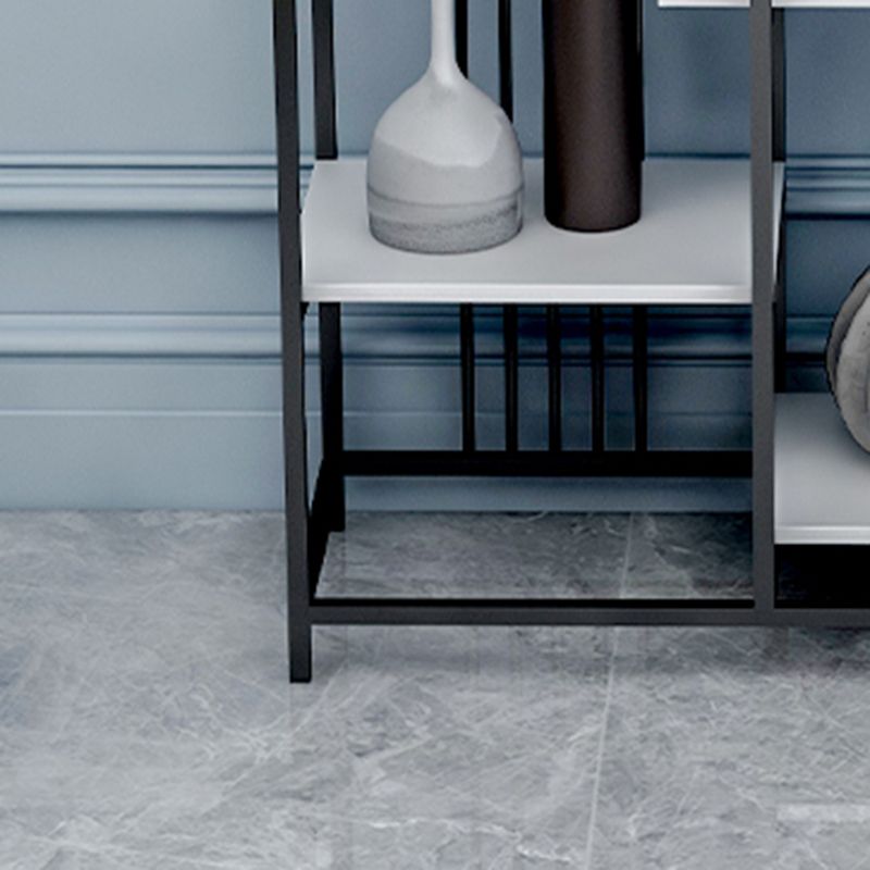 Glam Style Metal Bookshelf Etagere Open Shelf Bookcase for Home