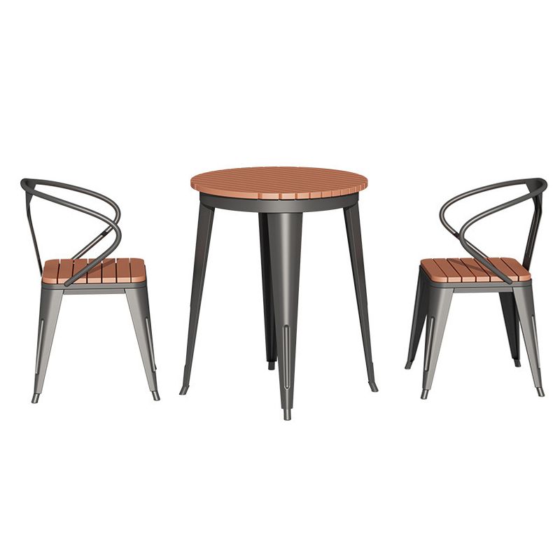 Modern Reclaimed Wood Dining Table Set 1/3/5/7 Pieces Dining Set for Home Use