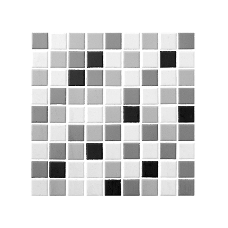 Tile-Peel & Stick Square Mosaic PVC Stain Resistant Peel and Stick Tiles for Shower 5 Pack