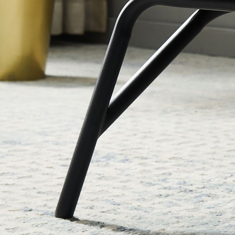 Contemporary 27.56" W Flared Arms Armchair with MW Base for Living Room