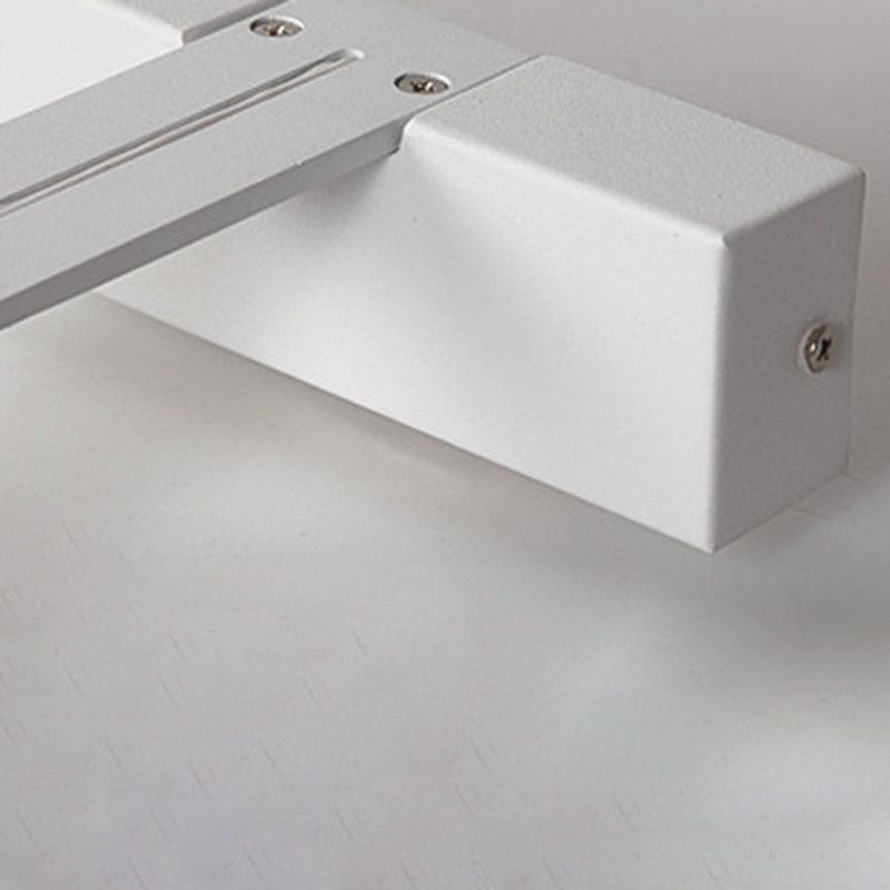 Illuminazione a parete lineare, moderno illuminazione da parete in metallo a LED con ombra acrilica