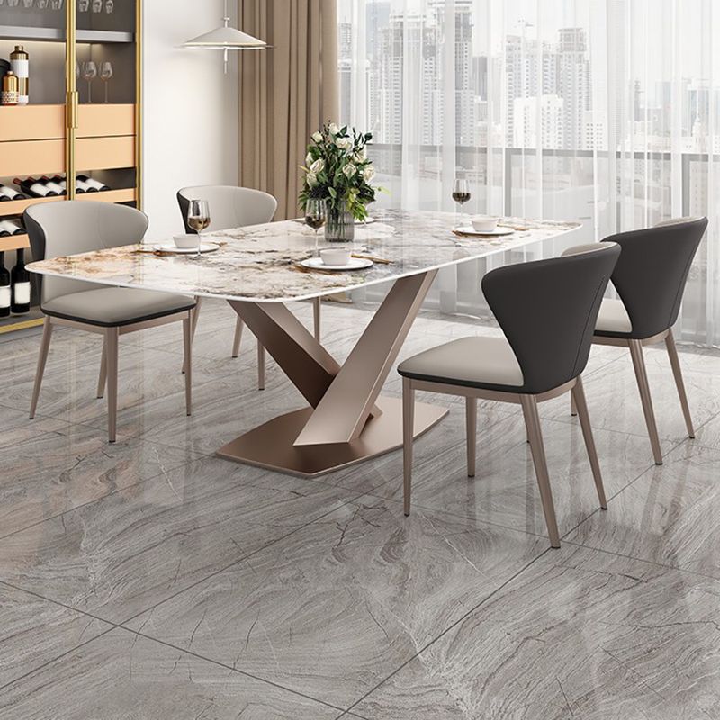 Upholstered Dining Side Chair Wingback Armless Dining Room Chair