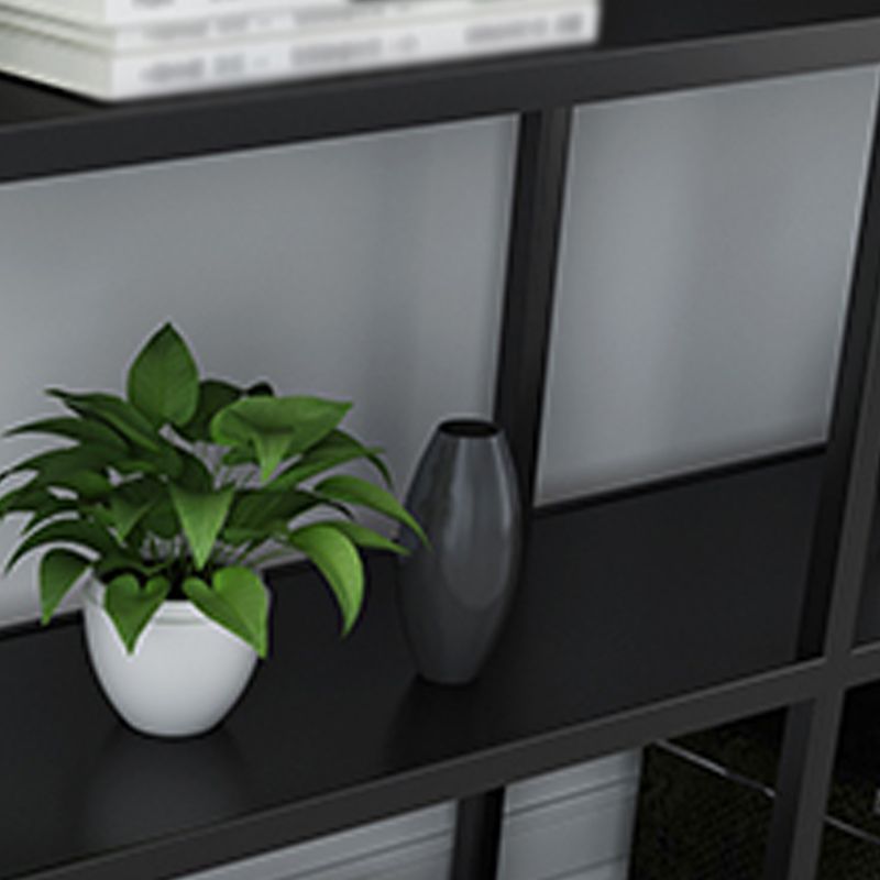 Minimalist Style Open Shelf Bookcase with Rectangular Shelve