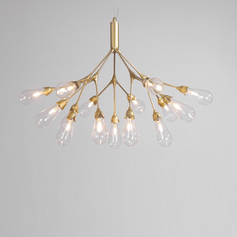 Wit glazen kroonluchter verlichtingsarmatuur moderne kroonluchter hanglamp voor woonkamer