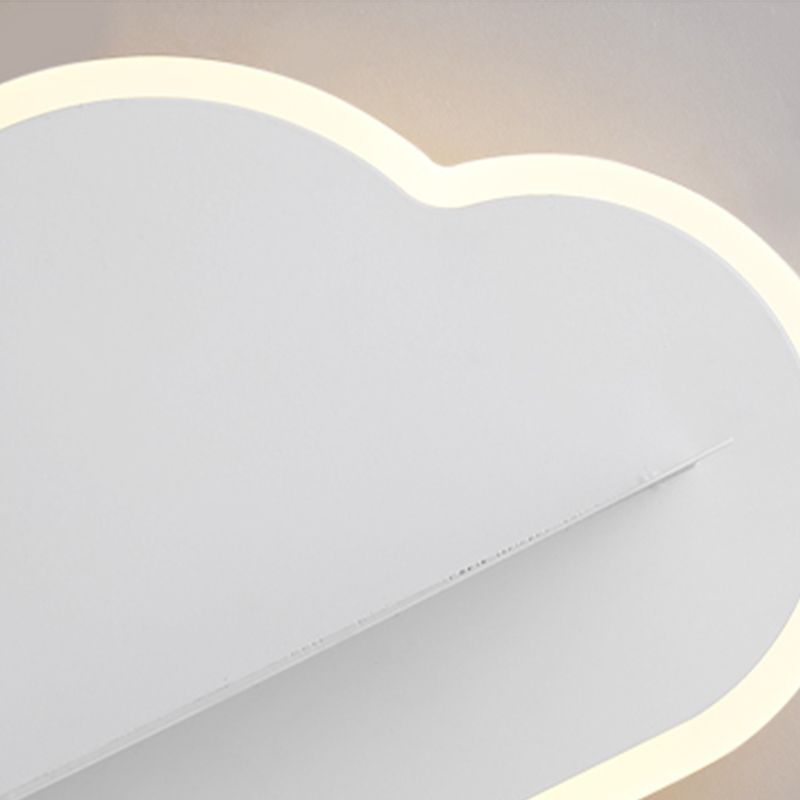 Nordic Style Wall Mount Light Cloud Shape Wall Lamp for Children's Room