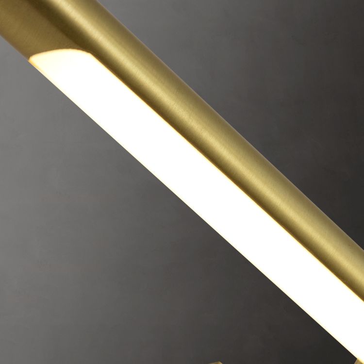 Mid-Century Cylindrical Wall Mounted Light Fixture Copper 1 Light Wall Mounted Lamp with Antlers