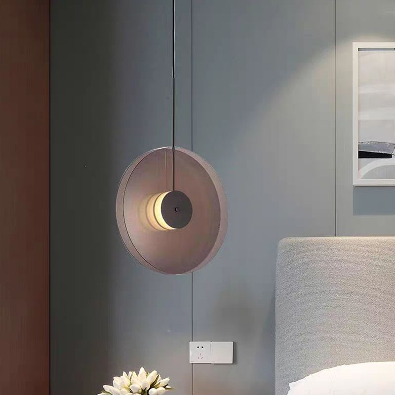 Minimalism Glass Down Mini -Anhängerkreis Hängend Deckenlicht mit 1 Licht