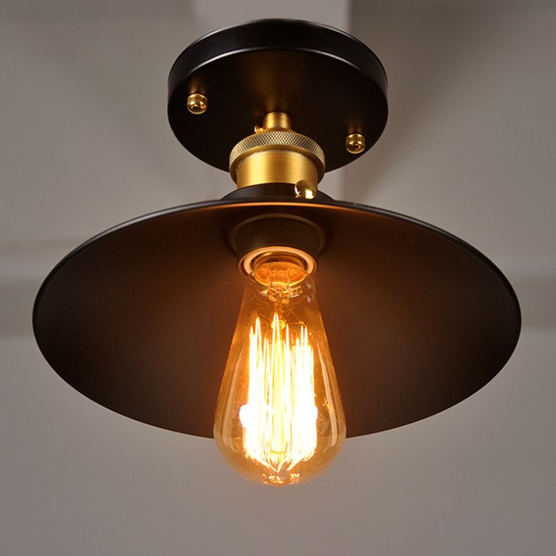 Amerikaanse landelijke inbouw plafondlamp retro industriële stijl creatieve slaapkamer gang studie balkon gangpad ingang ijzeren lampen