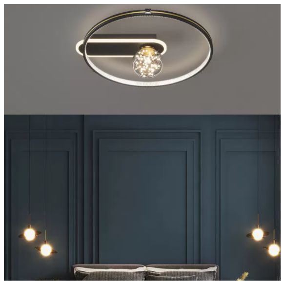 Modern Style Ceiling LED Light Fixture Warm Room Light Creative Shop Light Bedroom Light