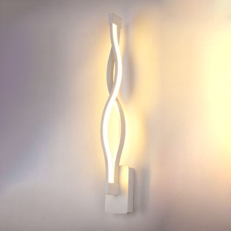 Modern Simplicity LED Linear Wall Sconce Aluminium Wall Lamp with Acrylic Shade