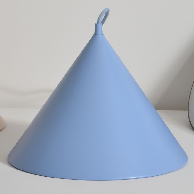 Cone Nordic Modern Pendant Light Metal 1-Light Down Lighting for Dining Room