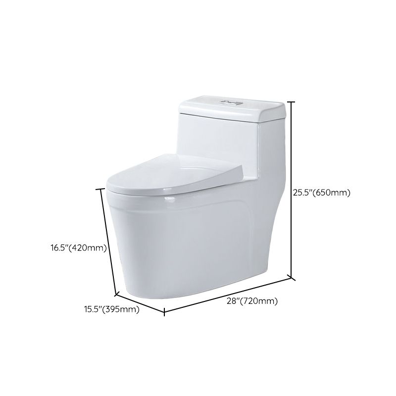 Modern All-In-One Toilet Bowl Floor Mount White Urine Toilet for Washroom