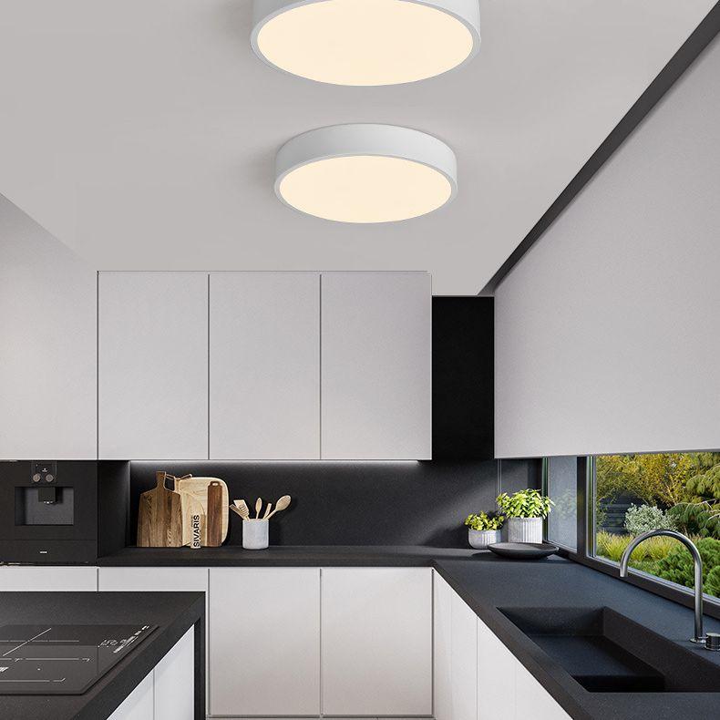 Schijfinbouw plafondlamp Minimalisme Acryl plafondmontage lichtarmatuur voor slaapkamer