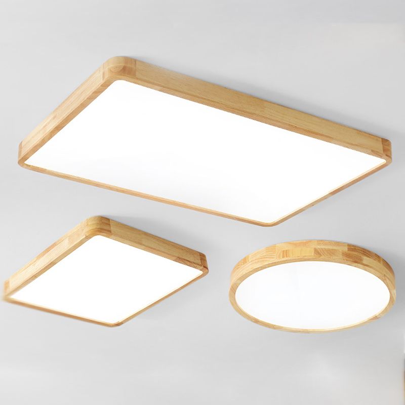 Modern Flush-mount Lighting 1-Light Restaurant Flush Mount Lighting Fixtures with Acrylic Shade