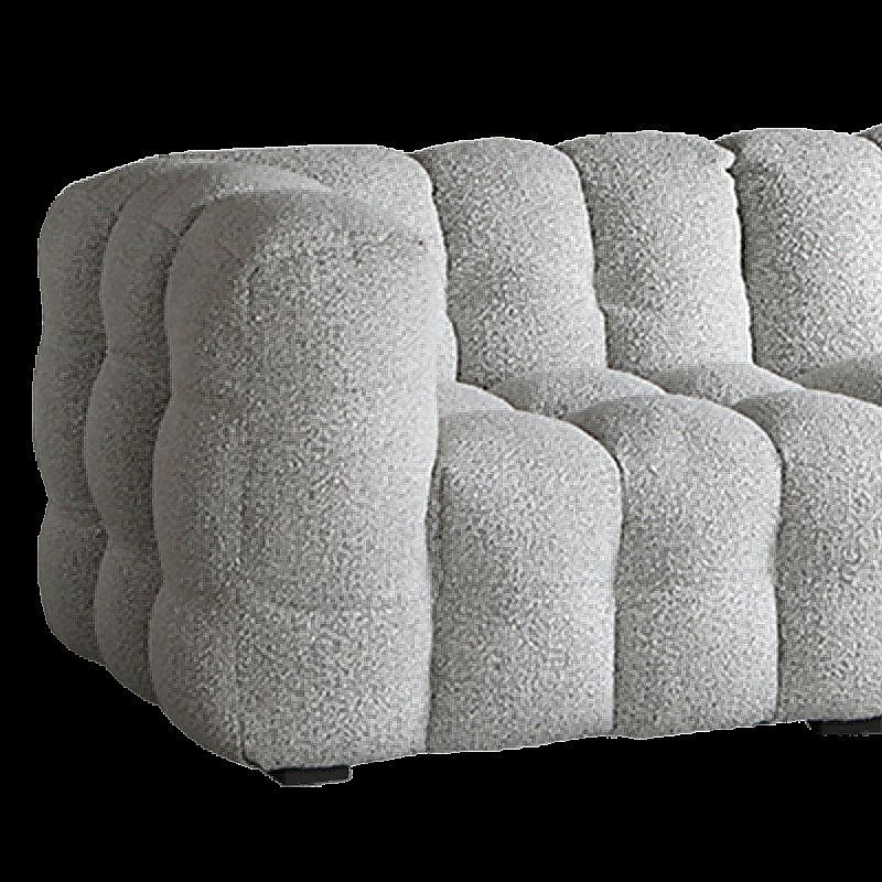 Contemporary Wooden Standard Sofa Tuxedo Arm Tight Back Sofa