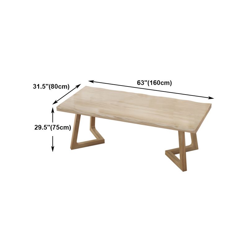 Modern 1/5/6 Pieces Dining Set Rectangle Pine Wood Dining Table for Dining Room