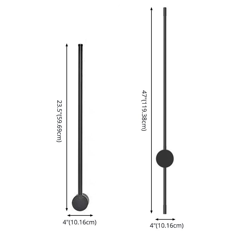 Moderner minimalistischer Stil Linear Wandmontierte Lichter Metall Wandleuchten für Wohnzimmer