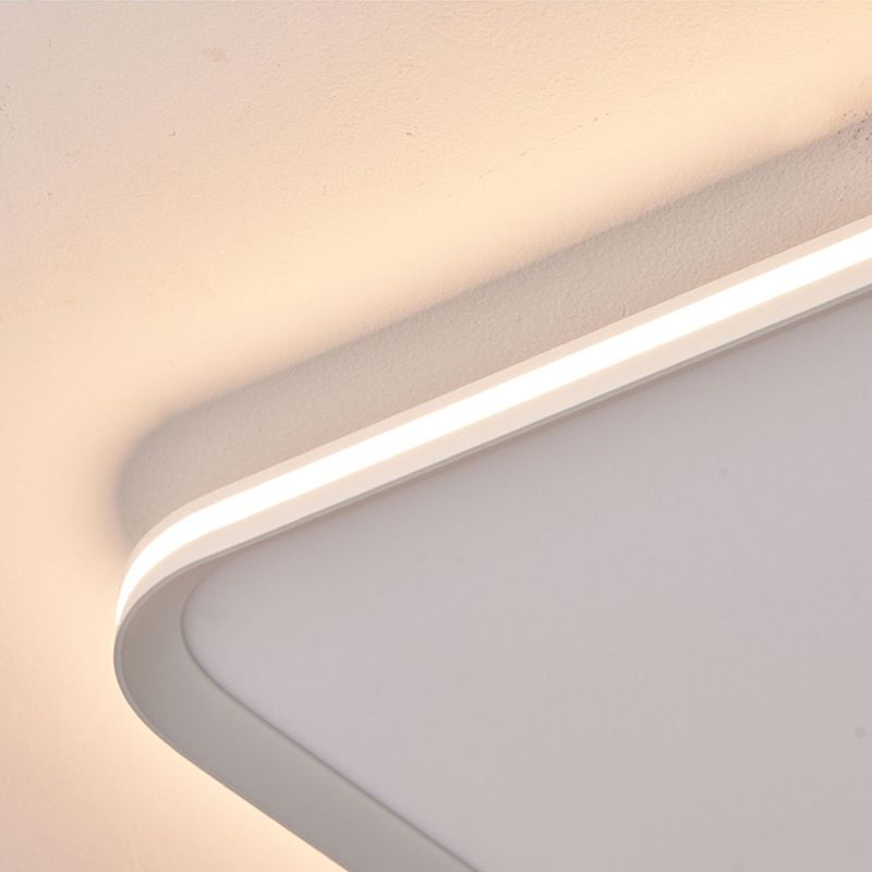 Minimalism Oval LED Hanging Pendant Lights in White for Dining Room