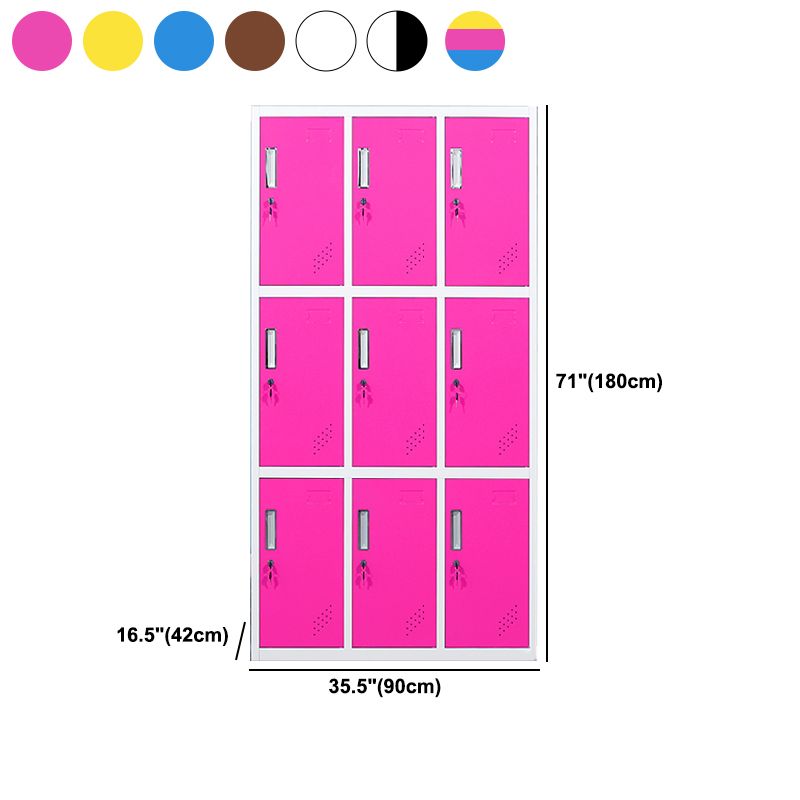Hinged Wardrobe Armoire Contemporary Metal Wardrobe Cabinet for Home