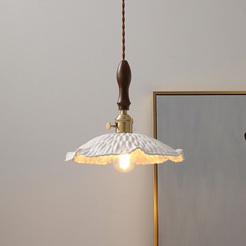 Amber 1 Light Pendant Lighting Industrial Style Glass Sanging Hanging Light for Bedroom