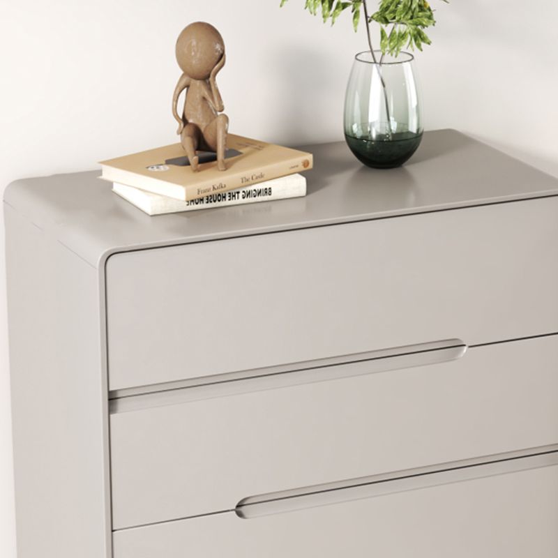 Contemporary Storage Chest Dresser Solid Wood Dresser with Drawers