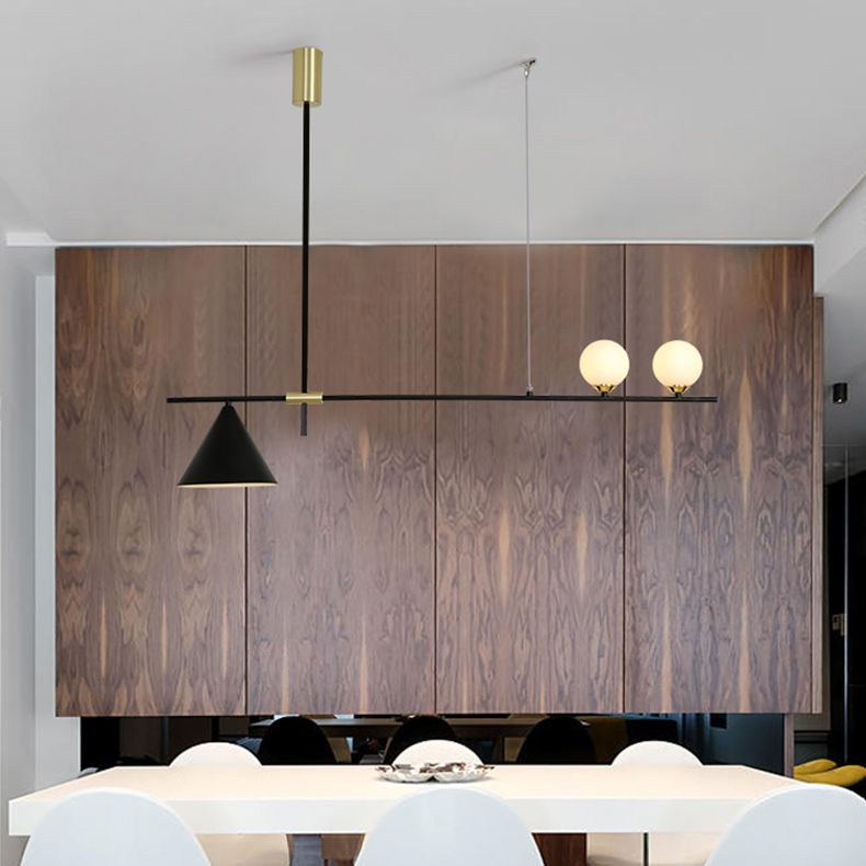 Globe Chandeliers Island Lights Modern Metal 3 Light Pendant Chandeliers