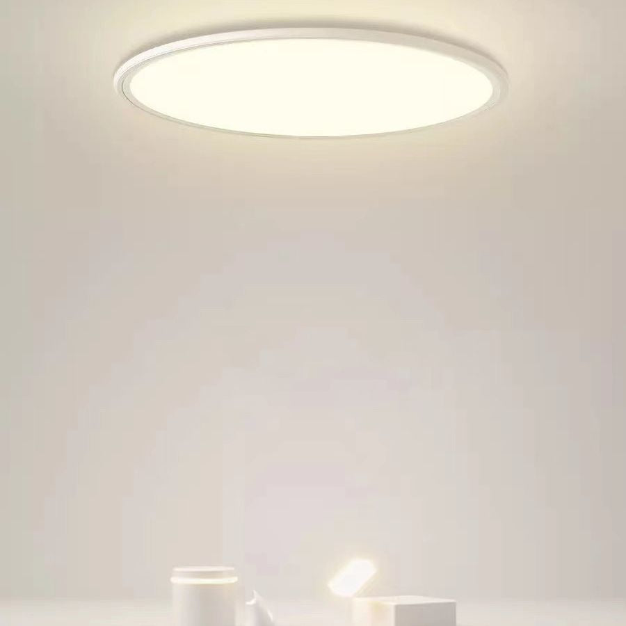 Luminaires encastrés circulaires à 1 lumière à montage en aluminium de style moderne