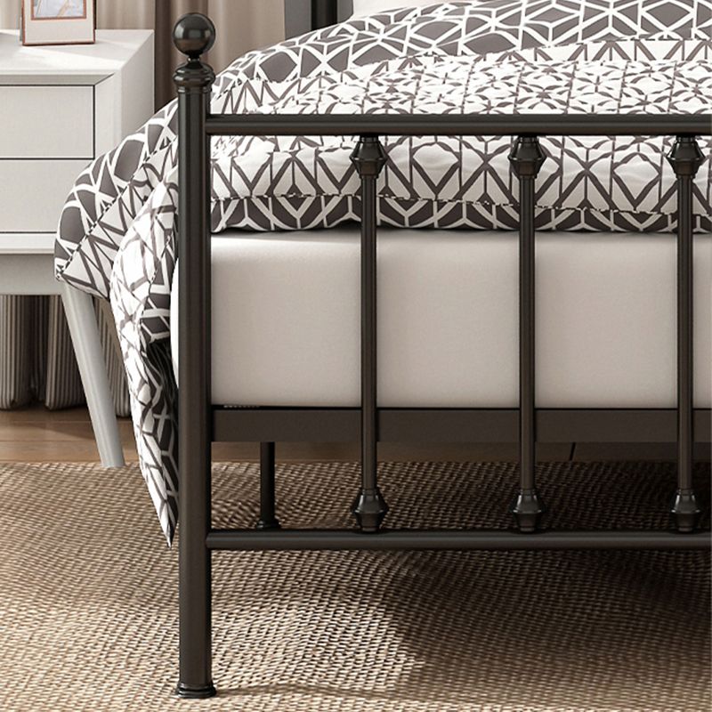 47.24" Modern Style Metal Bed Frame with Headboard and Footboard