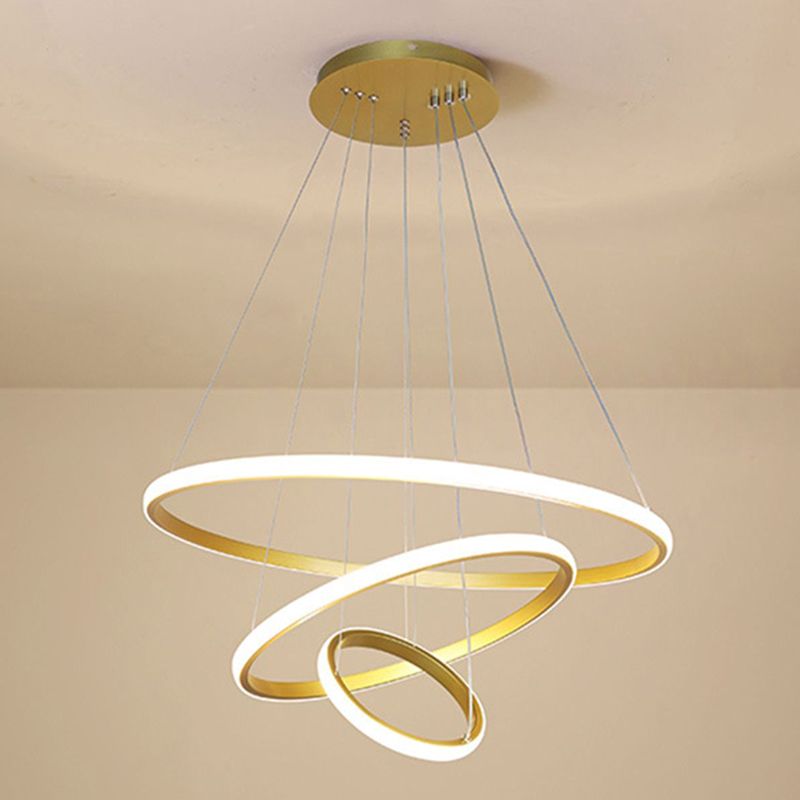 Accesorios de iluminación colgante circular