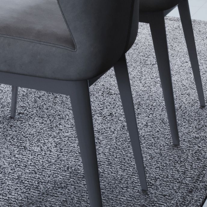 Faux Leather Dining Chairs Nordic Style Parsons Chair for Dining Room