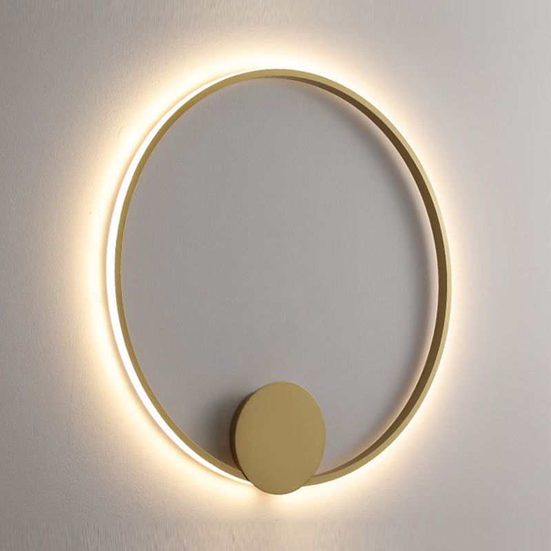 Modern Style Linear Shape Wall Sconce Metal 1 Light Sconce Lighting for Living Room