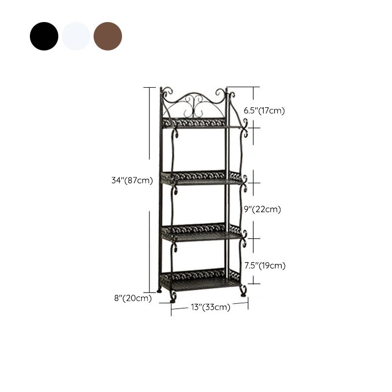 Contemporary Bookcase Metal Shelf Bookcase with Shelves for Living Room