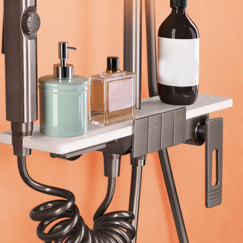 Modern Shower Faucet Adjustable Spray Pattern Shower Head Combo