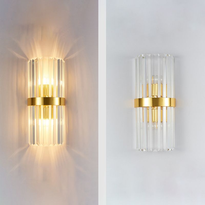 Modern Style Wall Mount Light Simple Wall Lamp with Glass Shade for Dining Room