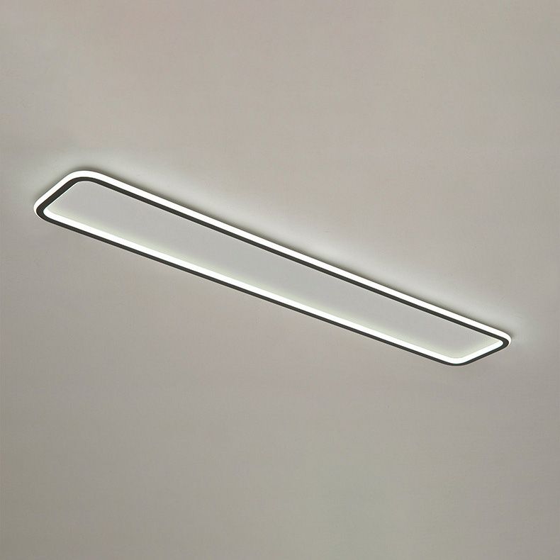 Rechthoekige Flush Mount Plafond Licht met Acryl Shade voor Woonkamer Restaurant