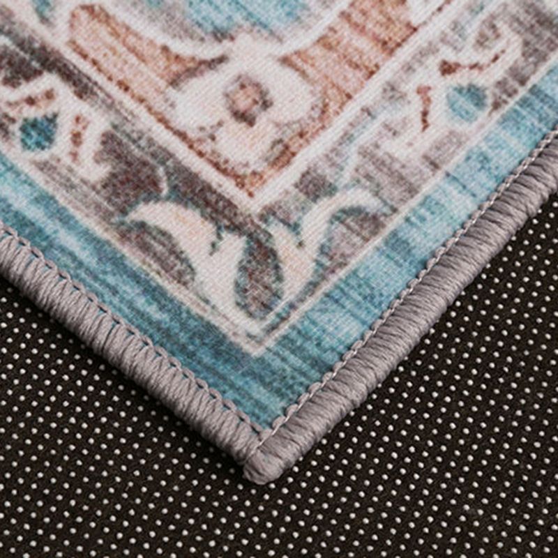 Dunkle Farbe Südwestgedruckte Teppich Polyester Boho-Chic Teppich nicht rutschfestem Innenteppich für Wohnzimmer