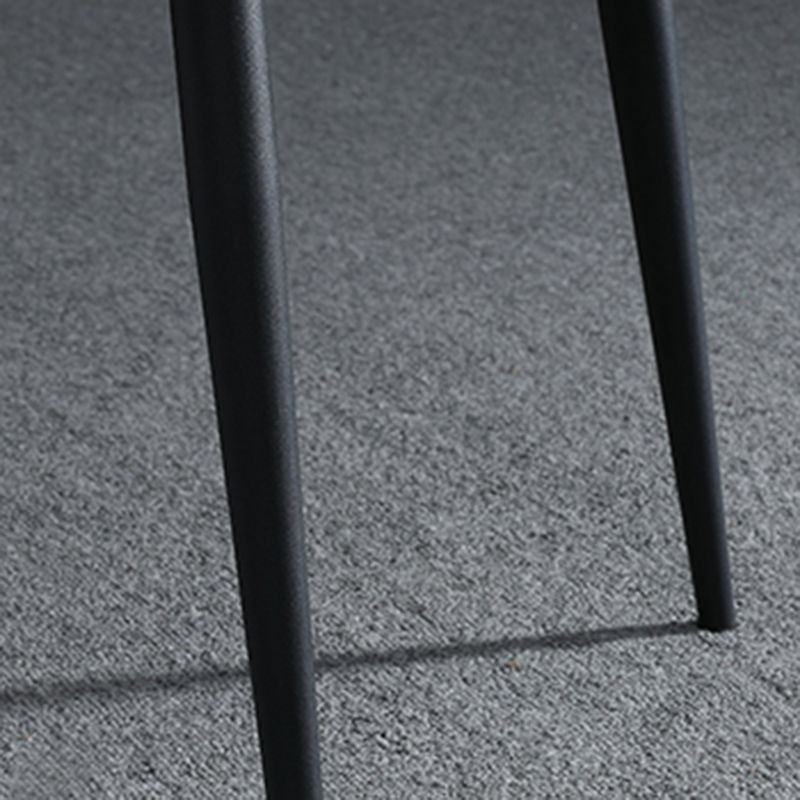 Silla lateral casera tapizada estilo diseñador acabado mate Parsons silla de comedor individual