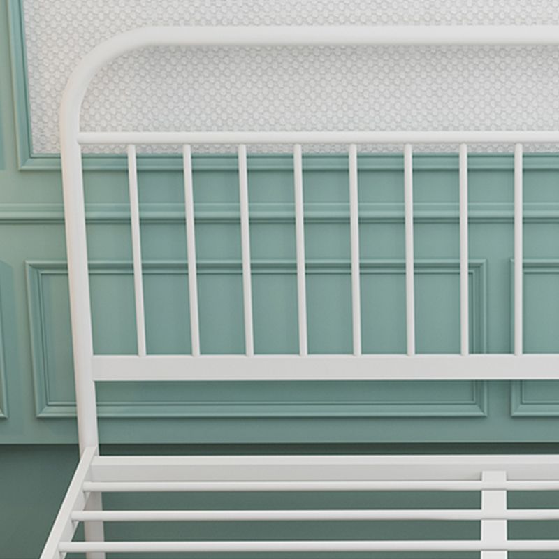 78.74-inch Wide Standard Bed with Headboard and Legs ,Solid Color