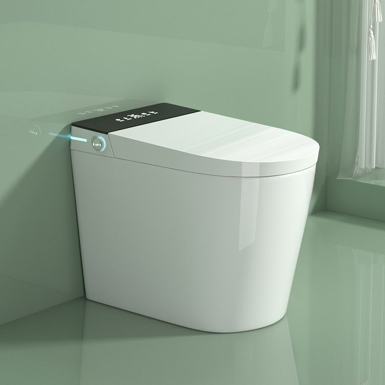 Modern Flush Toilet One Piece Toilet Floor Mounted ABS Siphon Jet Urine Toilet