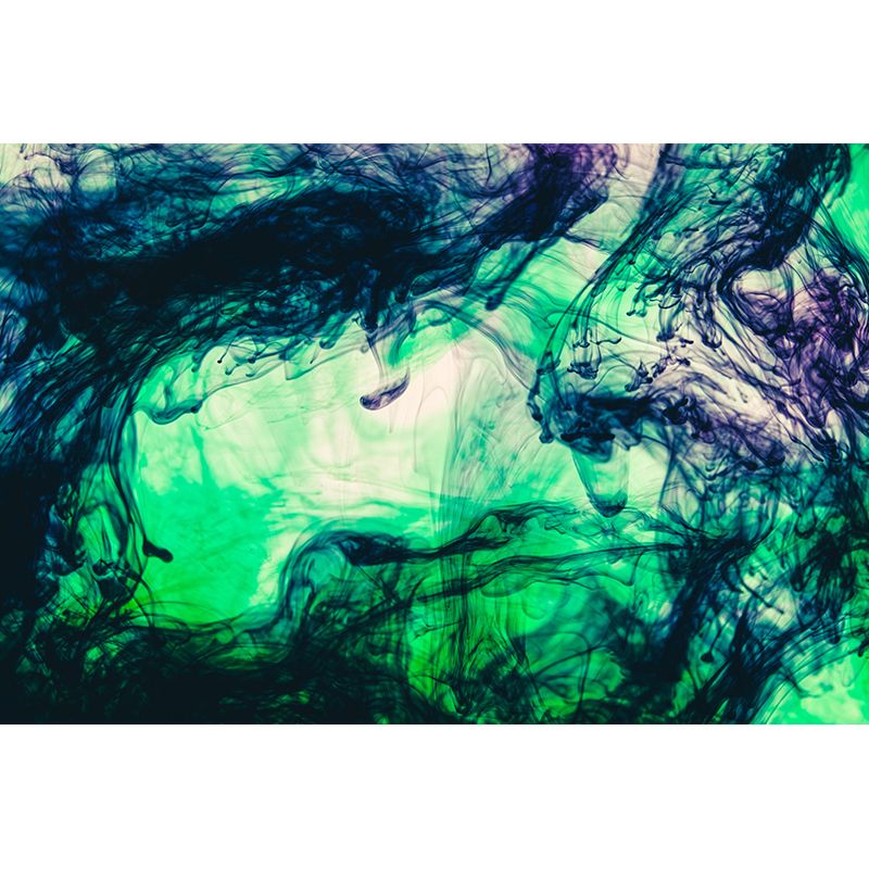 Mildew Resistant Ink Mural Decal Modern Novelty Abstract Wall Art in Multi Color