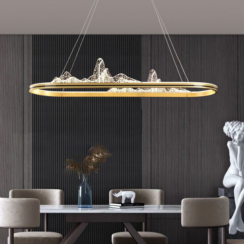 Nordic Modern Dining Island Light Kitchen LED Ceiling Hanging Light Fixture