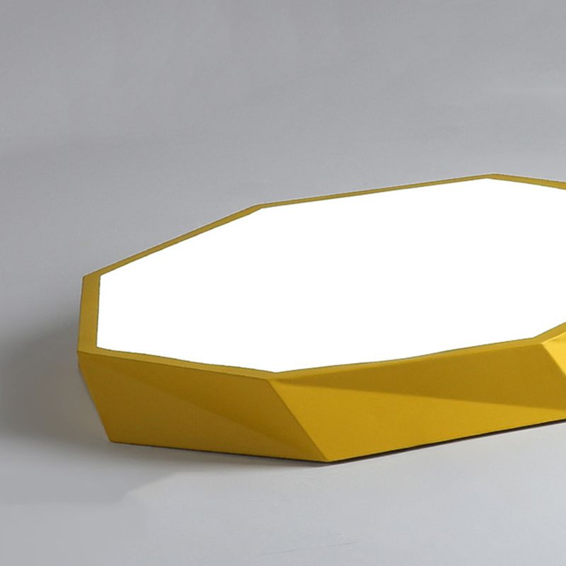 Plafonnier encastré géométrique en métal, luminaire LED de Style nordique